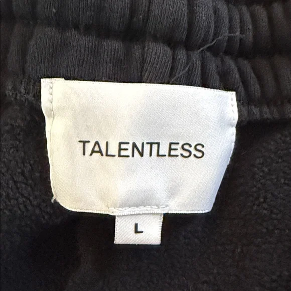 Talentless women’s lightweight sweatpants phantom black large - Picture 5 of 5